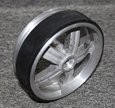  Aluminum wheels diameter 145mm (use for DC motor )
